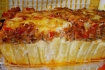 Рецепт. Бабка. Запеканка из макарон с мясным фаршем