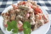 Рецепт. Салат с сухариками и помидорами