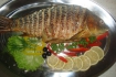 Рецепт. Запеченный карп с луком