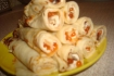 Рецепт. Блины с икрой (красной)