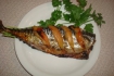 Рецепт. Запеченная скумбрия с яблоками