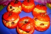 Рецепт. Помидоры запеченные с рисом и грибами