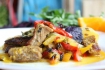 Рецепт. Мясо с овощами тушеное острое