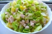 Рецепт. Салат с ананасами и ветчиной