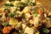 Рецепт. Салат с курицей и овощами