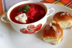 Рецепт. Борщ с пампушками