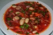 Рецепт. Постный борщ с сельдереем