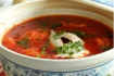 Рецепт. Борщ с галушками