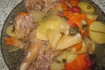 Рецепт. Кролик в вине с овощами