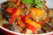 Рецепт. Соте из баклажанов с овощами
