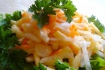 Рецепт. Капуста кольраби с яблоком и морковкой