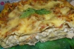 Рецепт. Лазанья с курицей и грибами