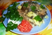 Рецепт. Картофель с грибами и зеленью