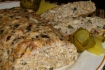 Рецепт. Мясной хлеб из курицы и грибов