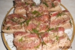 Рецепт. Сало с чесноком, перцем и укропом