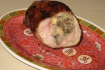 Рецепт. Куриный рулет фаршированный шампиньонами