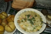 Рецепт. Суп с макаронами и домашней курицей