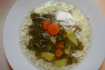 Рецепт. Щавелевый суп с яйцом и овощами