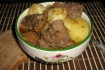 Рецепт. Тушеная утка с луком и пряными травами