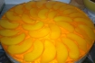 Рецепт. Торт суфле с творогом и персиками