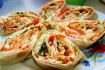 Рецепт. Начинка для лаваша (закусочные рулеты)