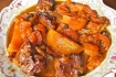 Рецепт. Цимус мясной с сухофруктами