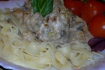 Рецепт. Грибная подливка с курицей