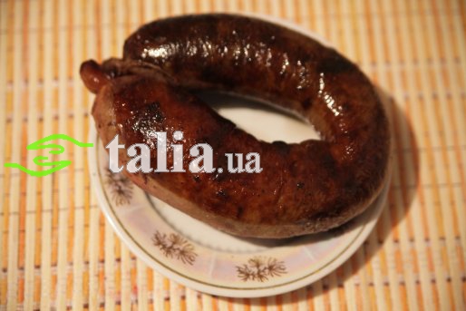 Рецепт. Кровяная колбаса (кровянка)