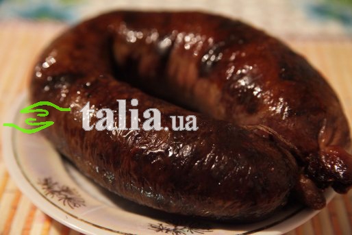 Рецепт. Кровяная колбаса (кровянка)