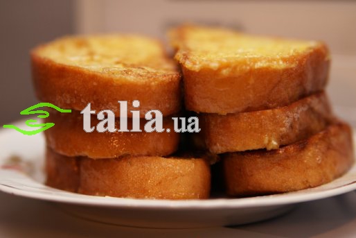 Рецепт. Гренки с яйцом Рецепт. Гренки с яйцом