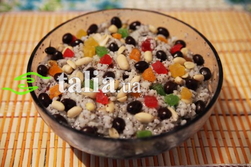 Рецепт. Кутя. Кутья из риса Рецепт. Кутя. Кутья из риса