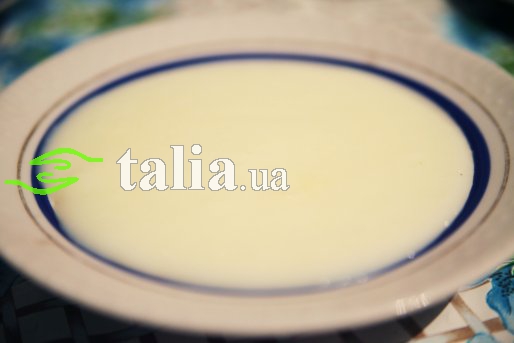 Рецепт. Молочный кисель