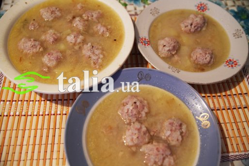Рецепт. Суп с фрикадельками Рецепт. Суп с фрикадельками