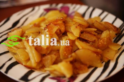 Рецепт. Жареная картошка с луком и морковкой Рецепт. Жареная картошка с луком и морковкой