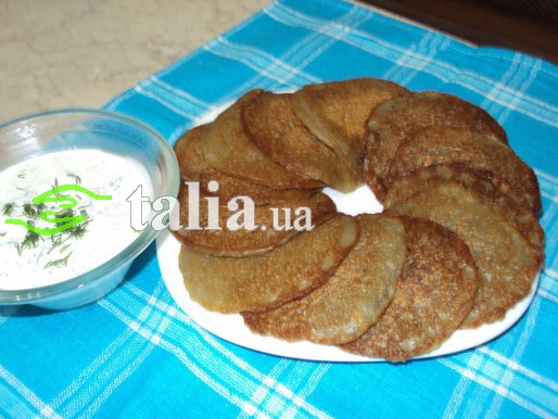 Рецепт. Картофельные оладьи заварные