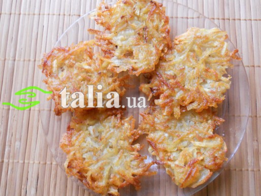 Рецепт. Драники постные из картофеля