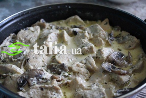 Рецепт. Подлива к пюре из куриных грудок и шампиньонов Рецепт. Подлива к пюре из куриных грудок и шампиньонов