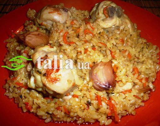 Рецепт. Плов с курицей Рецепт. Плов с курицей