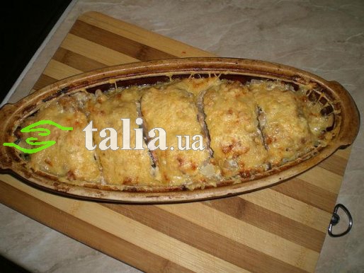 Рецепт. Рыбная запеканка с грибами Рецепт. Рыбная запеканка с грибами
