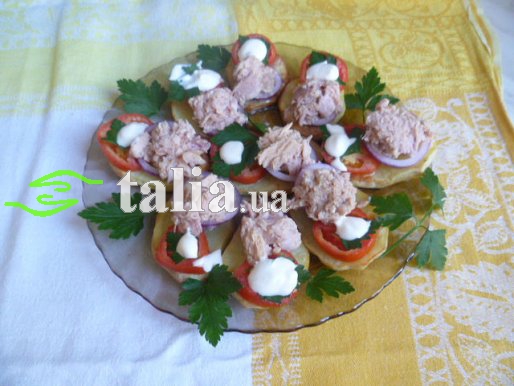 Рецепт. Закуска с тунцом и луком Рецепт. Закуска с тунцом и луком