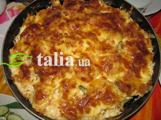 Рецепт. Запеченное мясо в духовке под шубкой