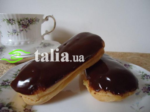 Рецепт. Заварные пирожные с масляным кремом