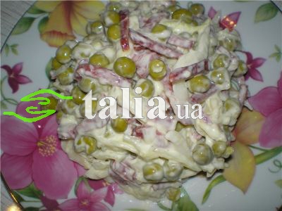 Рецепт. Салат ''Днестр'' Рецепт. Салат ''Днестр''
