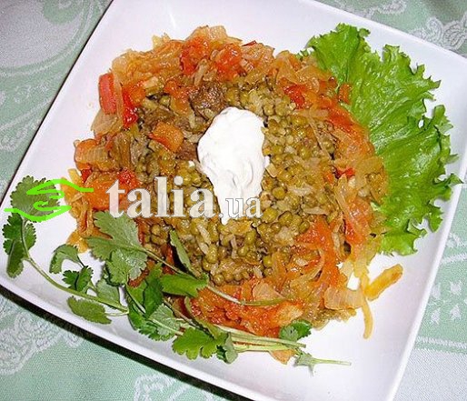 Рецепт. Гороховая каша с овощами и специями Рецепт. Гороховая каша с овощами и специями