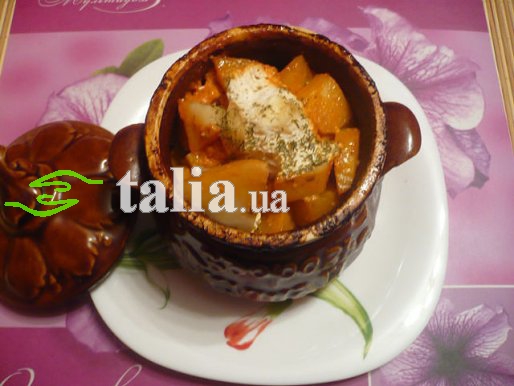 Рецепт. Картошка в горшочках с мясом Рецепт. Картошка в горшочках с мясом