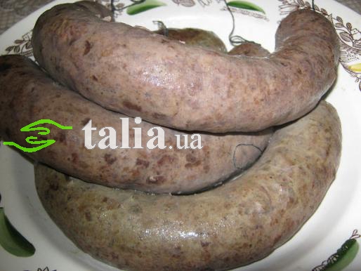 Рецепт. Печеночная колбаса Рецепт. Печеночная колбаса