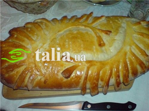 Рецепт. Кулебяка с капустой Рецепт. Кулебяка с капустой