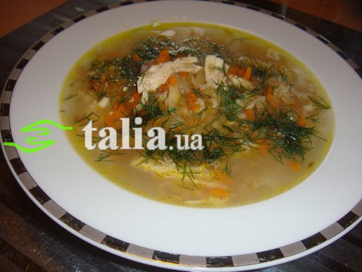 Рецепт. Куриный суп с яблоками и рисом Рецепт. Куриный суп с яблоками и рисом