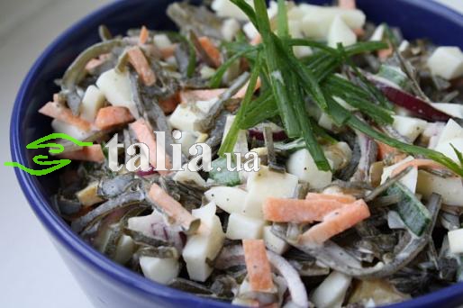 Рецепт. Салат из морской капусты Рецепт. Салат из морской капусты