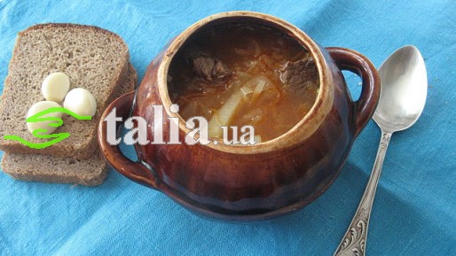 Рецепт. Борщ в горшочках Рецепт. Борщ в горшочках